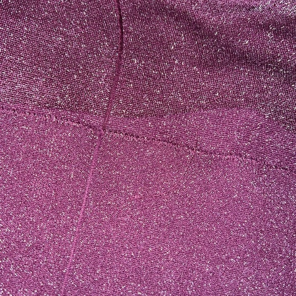 VS Pink Seamless Shimmer Plunge Sports Bra Wild Rose Shine Large longline - Picture 4 of 11